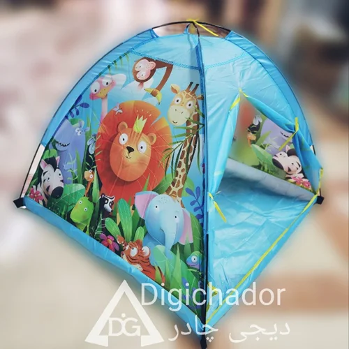 چادر بازی کمپی کودک عصایی جنگلی شیر شاه آبی vip وارداتی (اصلی) *فروش ویژه تابستان*