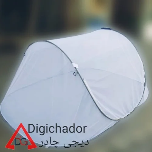 پشه بند فنری قایقی دو نفره کف ضد آب تور درشت آدیداسی صادراتی دیجی چادر