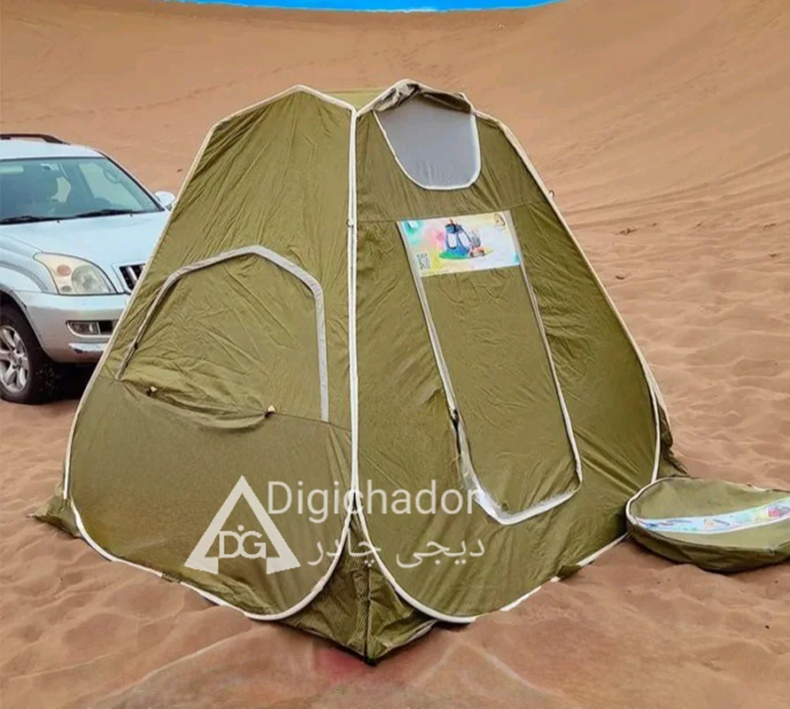 چادر مسافرتی فنری 8 نفره دو درب ارتفاع بلند هگزا pro