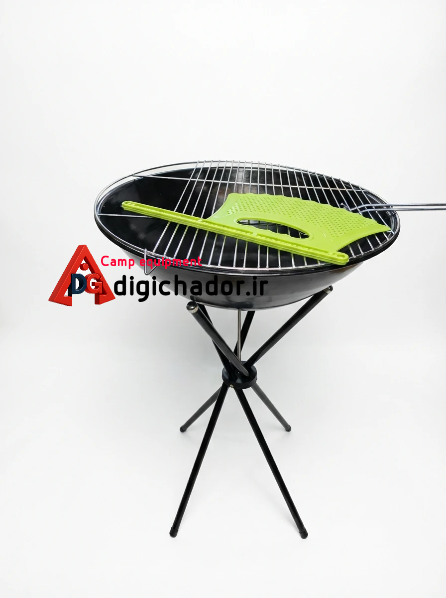 آتشدان و باربیکیو چهار پایه بلند مدل اکو دیجی چادر