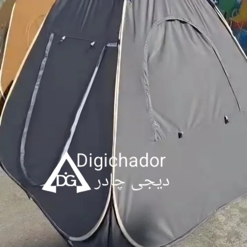 چادر مسافرتی آب گریز گورتکس vip طوسی کلاسیک فنری ارتفاع بلند 8 نفره استرانگ آمریکایی دیجی چادر