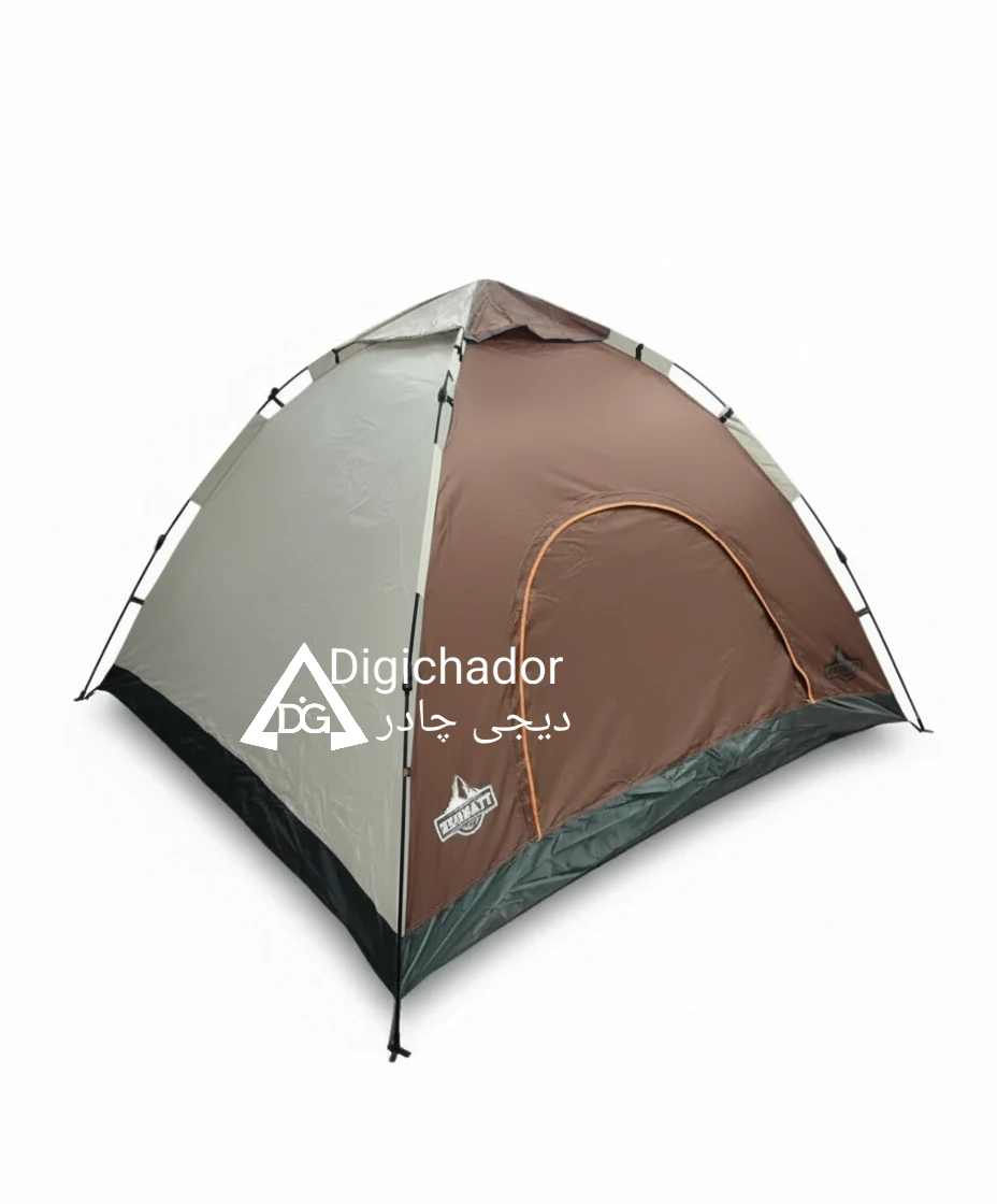 چادر عصایی اتومات 8 نفره ضد آب برند zermatt اصلی (خواب 4 نفر) (اورجینال)