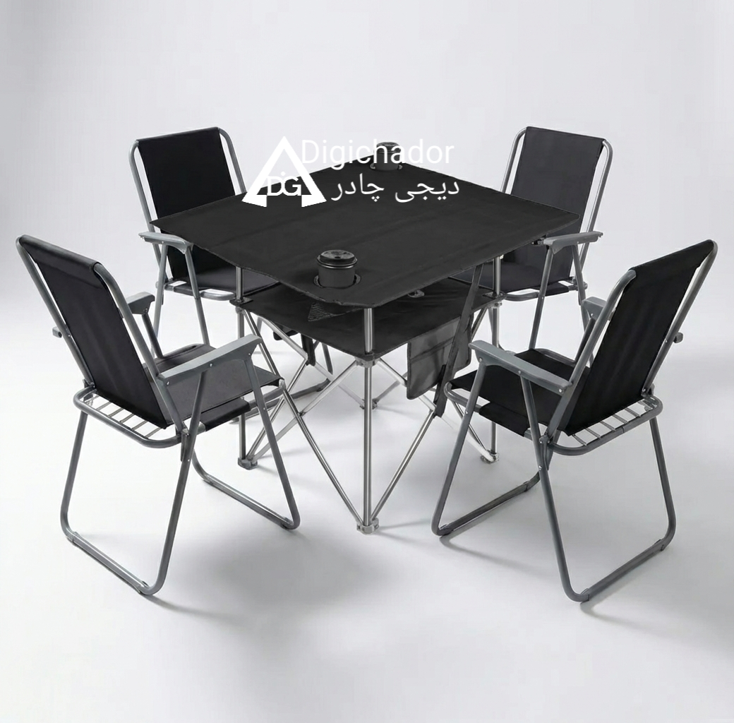 ست میز و صندلی تاشو مسافرتی ۴ نفره دیجی چادر کد digi03