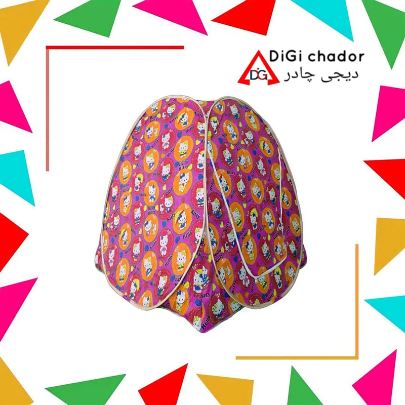 چادر بازی کودک پارچه ای کیتی مدل سایانا
