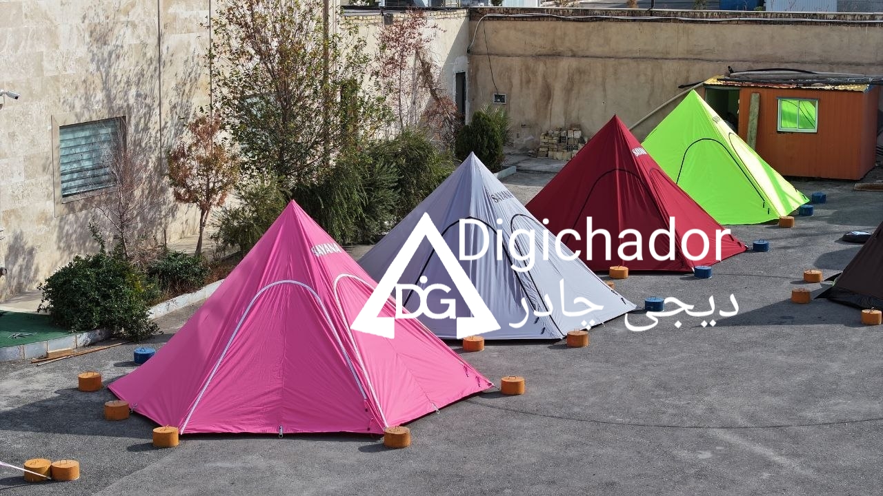 چادر سایبان مینی استارتنت زیپ فلکس با پارچه کره ای دیجی چادر (رنگ نارنجی)