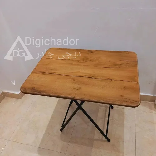 میز ۷۰ در ۷۰ وسط تاشو کتابی mdf کمپینگ مسافرتی