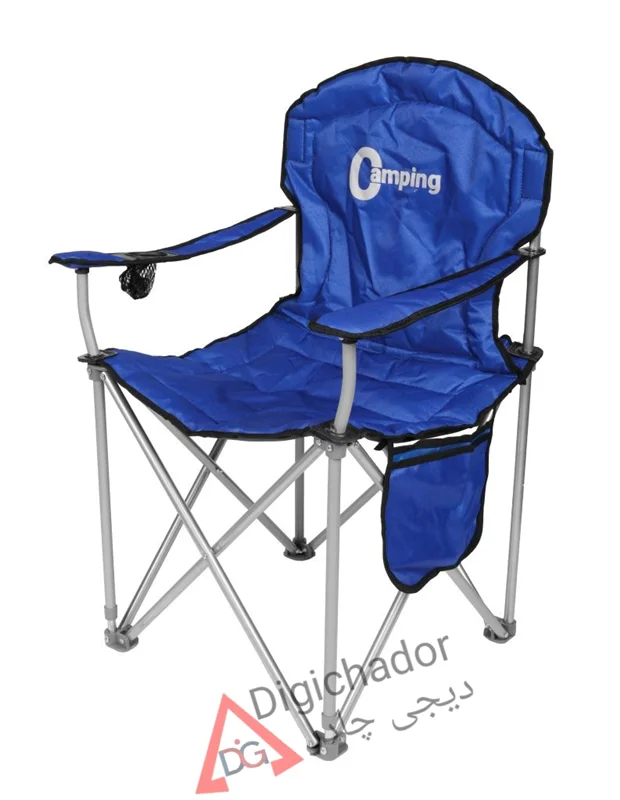 صندلی کمپ استراکچر تاشو لوله ای دیجی چادر رنگ آبی
