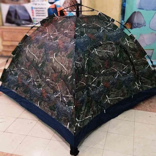 چادر عصایی اتومات 8 نفره ضد آب جنگلی استتار دو درب دیجی چادر (خواب 4 نفر)