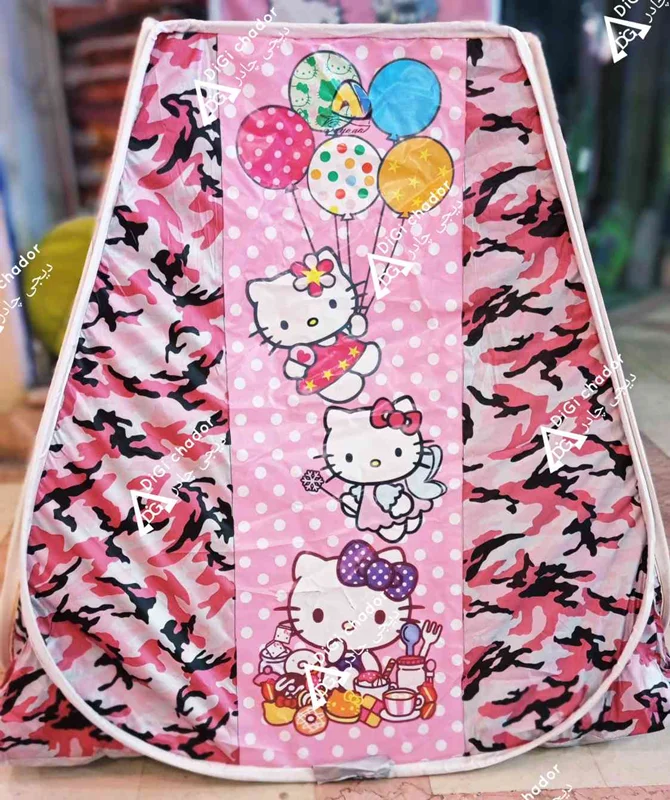 چادر بازی فنری نوجوان انیمیشن کیتی چریکی ضد آب (پرفکت)