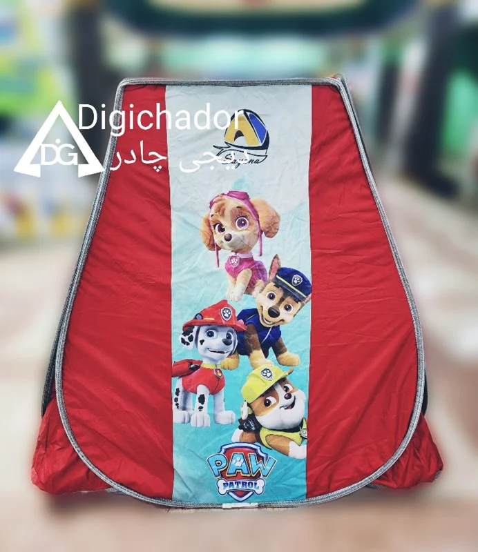 چادر بازی فنری نوجوان انیمیشن سگهای نگهبان قرمز ضد آب صادراتی دو منظوره (پرفکت پلاس)