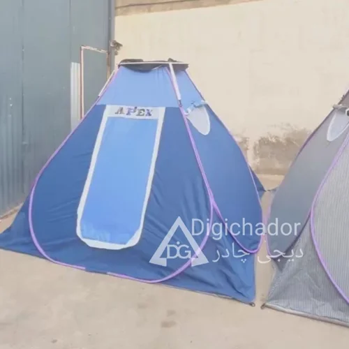 چادر مسافرتی فنری 8 نفره مینی ریپس سقف صاف دیجی چادر با کیف چترشو
