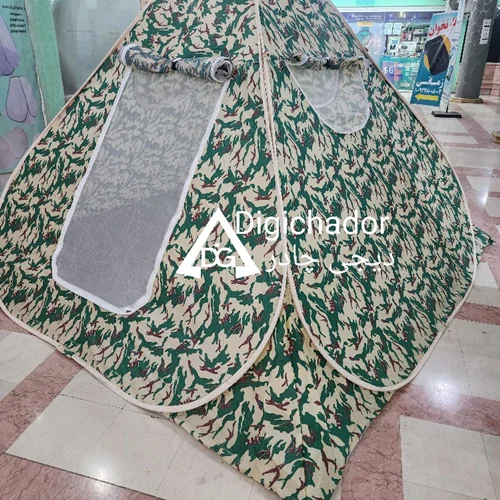 چادر مسافرتی فنری ۱۲ نفره طرحدار Eco دیجی چادر
