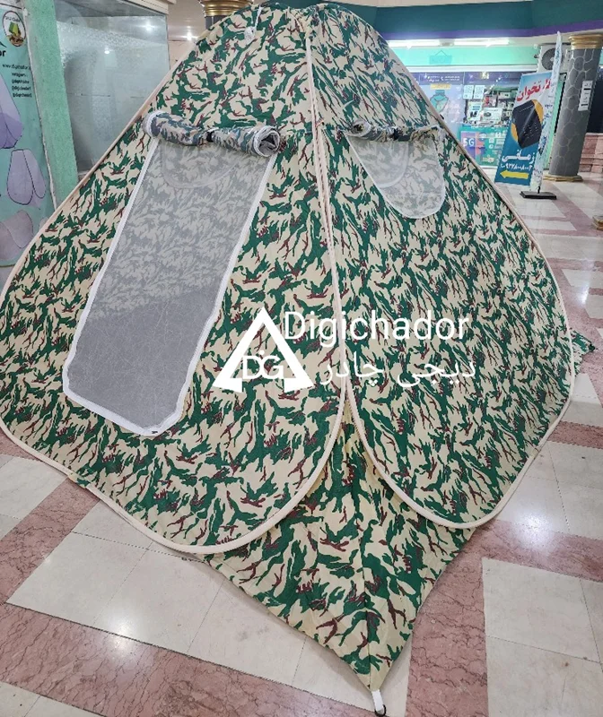 چادر مسافرتی فنری ۱۲ نفره طرحدار Eco دیجی چادر