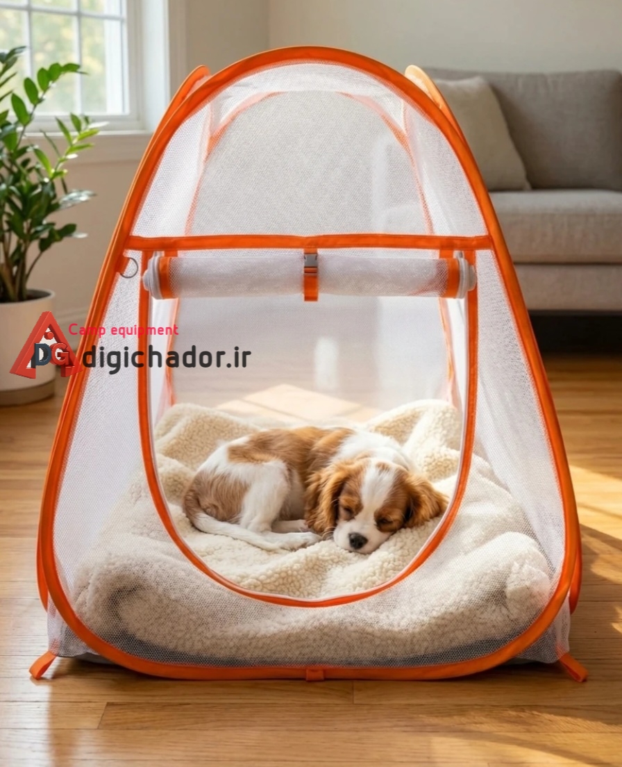 قفس چادری تاشو مسافرتی پت سایز متوسط دیجی چادر